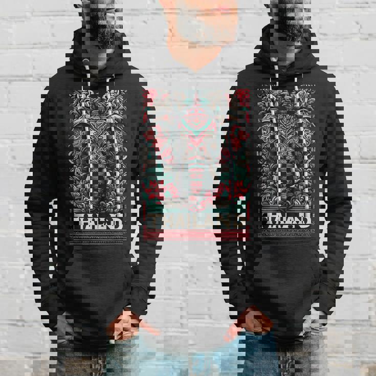 Amezing タイチャン 美しい象 タイ柄 パーカー 彼への贈り物