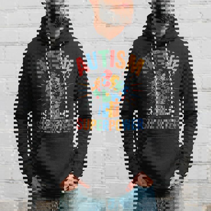 Autism Is Myuperpower 自閉症啓発パズル プライド パーカー 彼への贈り物