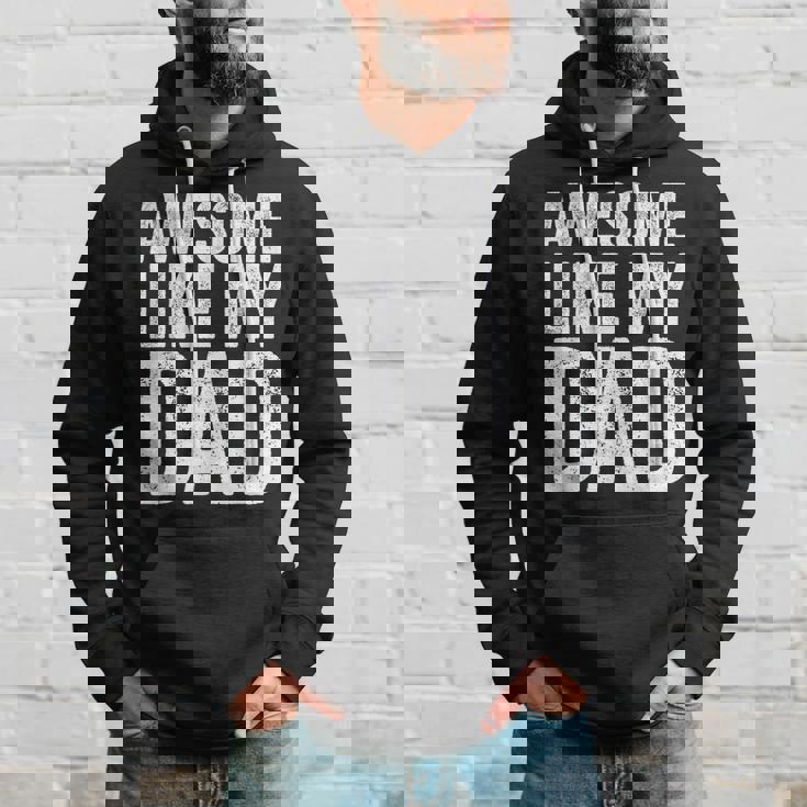 Awesome Like My Dad シャツ キッズ 息子 娘 父の日 パーカー 彼への贈り物