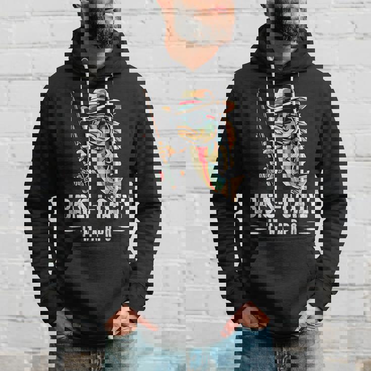 Bass-Ically I'm A Pro バスフィッシングアパレル メンズ キッズ パーカー 彼への贈り物