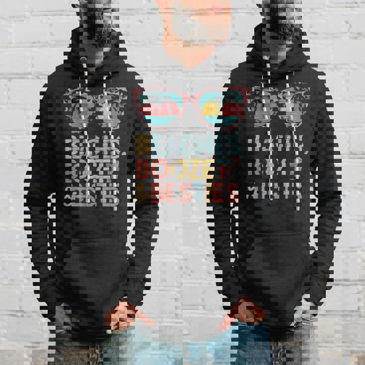 Beaches Booze Besties 夏休み 旅行 ギフト パーカー 彼への贈り物