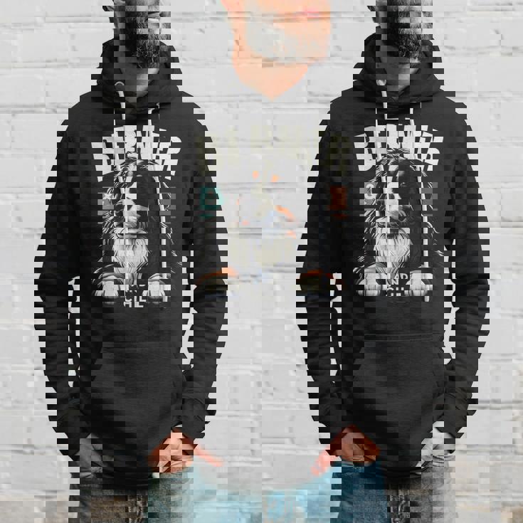 Berner And Chill バーニーズマウンテンドッグ 面白いグラフィックtシャツ パーカー 彼への贈り物