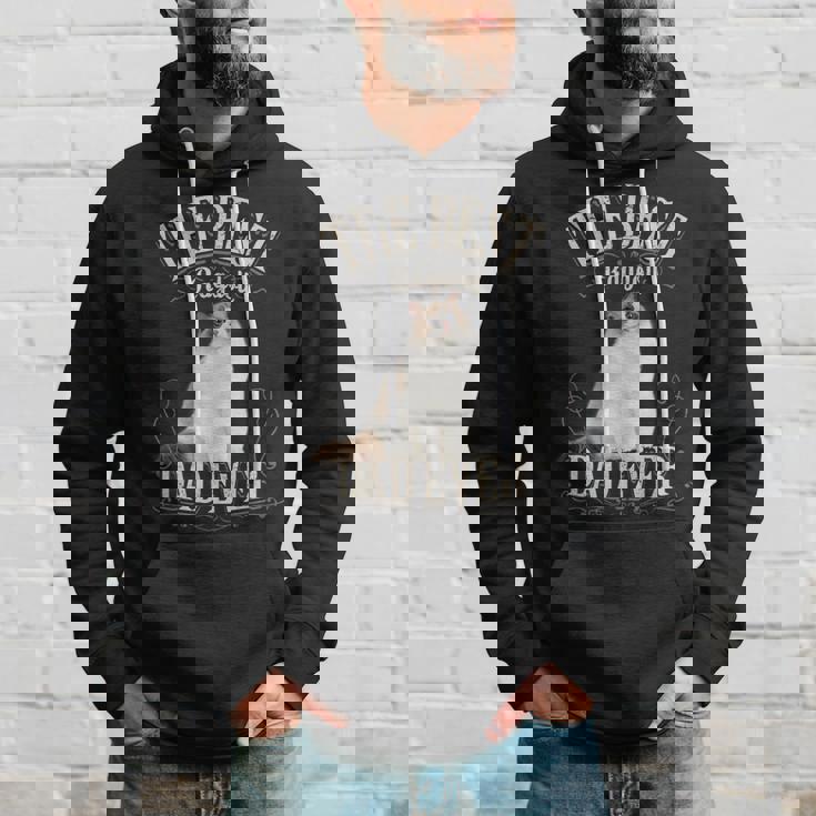 メンズ Best Ragdoll Dad Ever ラグドールキャットギフト レトロビンテージ パーカー 彼への贈り物