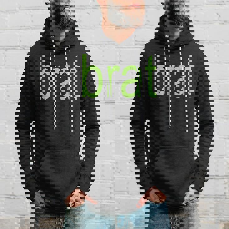 Brat 特大サイズ オールカラー ブラック ホワイト グリーン シャルトリューズ ギフト パーカー 彼への贈り物