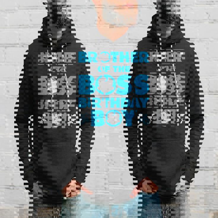 Brother Of The Boss 誕生日 男の子 赤ちゃん 家族 デコレーション パーカー 彼への贈り物