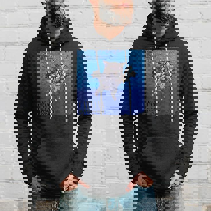 Cat Nevermind 子猫ニャーパロディ 面白い猫 動物好き パーカー 彼への贈り物