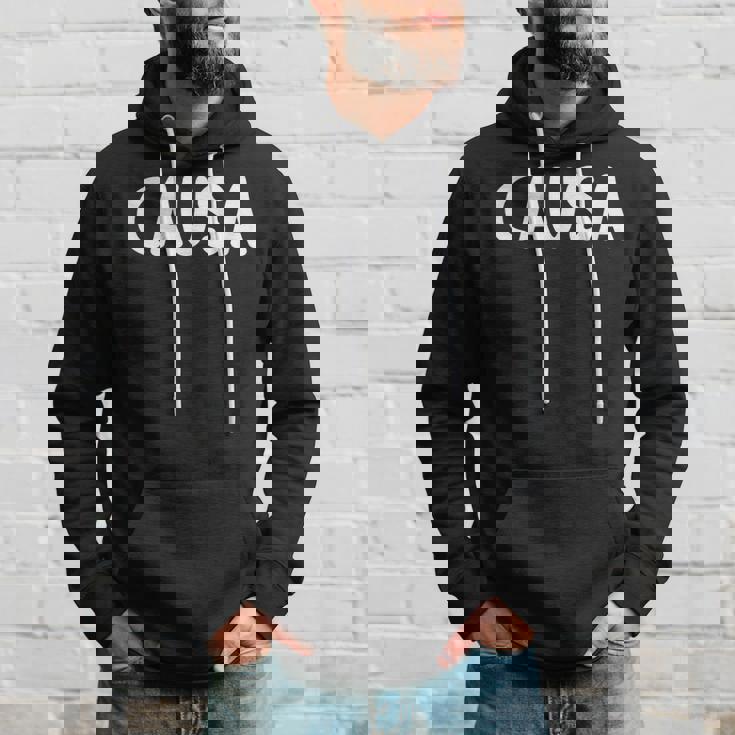 Causa フードデザイン メンズ レディース キッズ 面白い カウサ パーカー 彼への贈り物