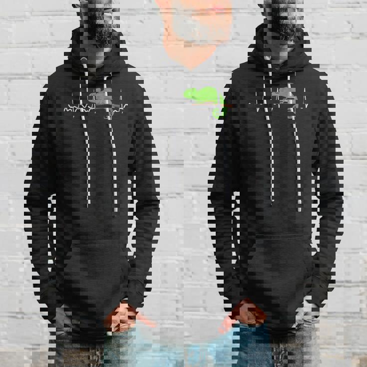 Chameleon ハートビート カメレオン 爬虫類トカゲ パーカー 彼への贈り物