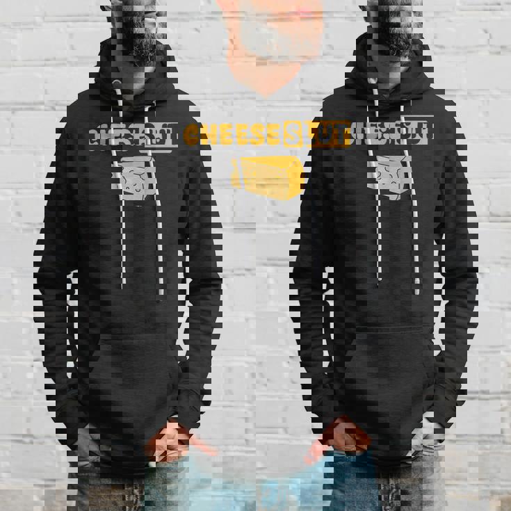 Cheeselut ファニーチーズ愛好家 乳製品 カード ユーモア メンズ レディース パーカー 彼への贈り物