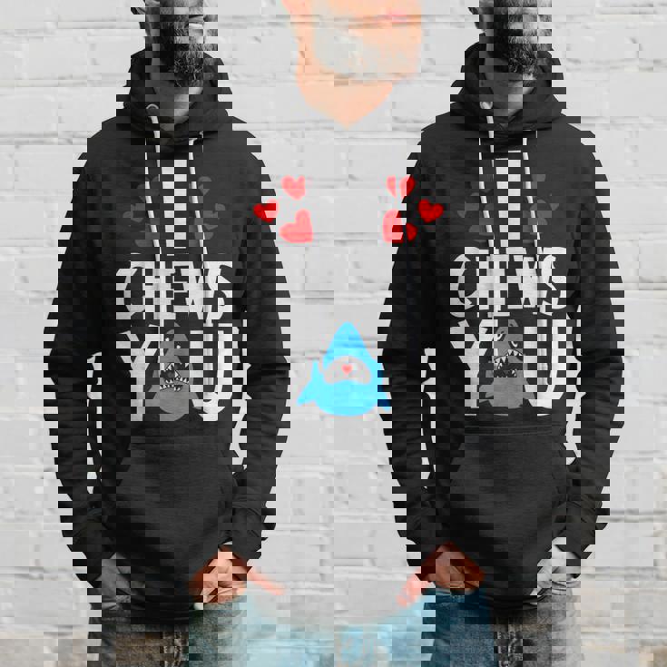 I Chews Youhark バレンタインデー ラブ ハート メンズ レディース パーカー 彼への贈り物