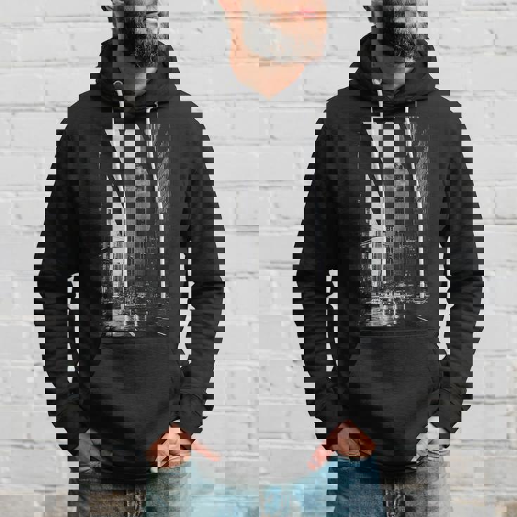 Cool New York City Abstractkyline & New York パーカー 彼への贈り物