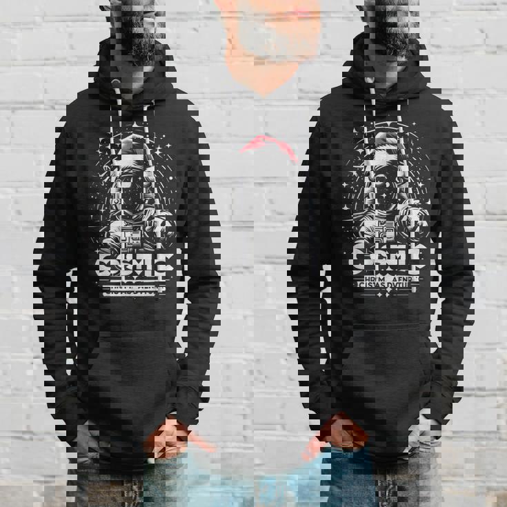 Cosmic Christmas Adventure ヴィンテージ宇宙飛行士サンタスペース パーカー 彼への贈り物