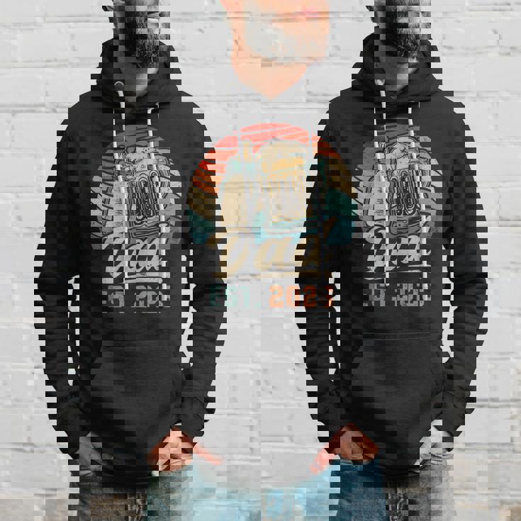 Dad Est 2026 年のパパ 初めての父の日 若いパパ 新しいパパ パーカー 彼への贈り物