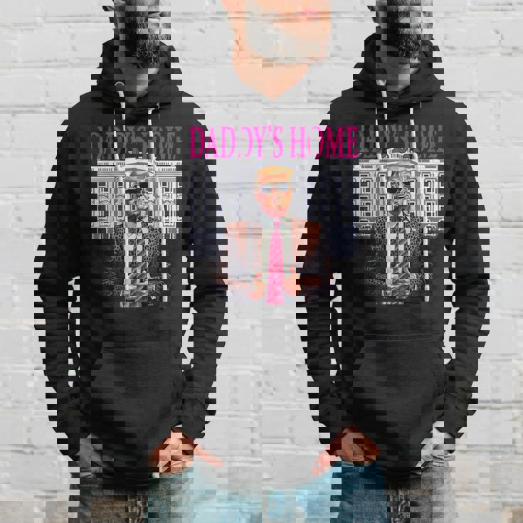 Daddy's Home Pink President Donald Trump House パーカー 彼への贈り物