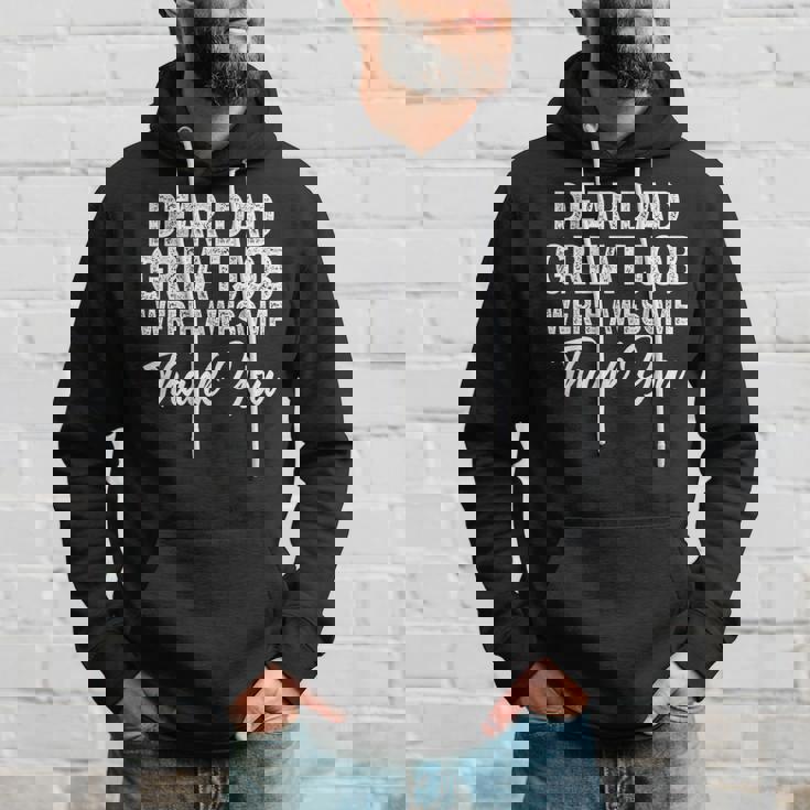 Dear Dad Great Job Were Awesome 父の日 パーカー 彼への贈り物