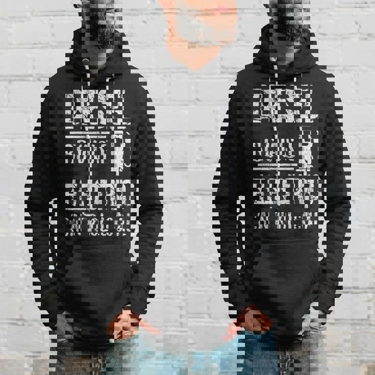 Diesel Because Electric Can't Roll Coal Truck パーカー 彼への贈り物