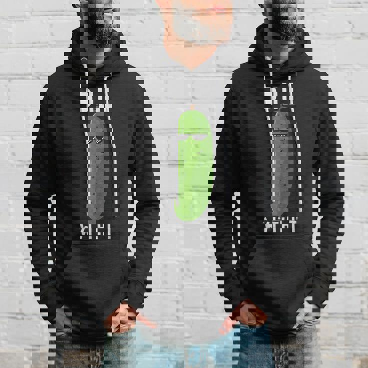 Dill With It 面白い ディル ピクルス 恋人 ピクルス 食通 パーカー 彼への贈り物