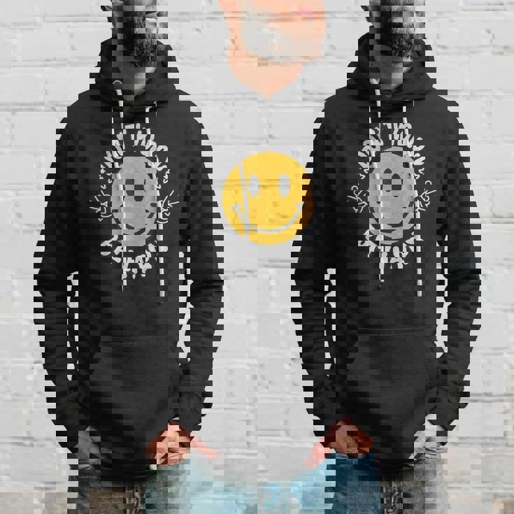 Don't Worry We Be Happymile Face レトロ グルービー 70年代 パーカー 彼への贈り物