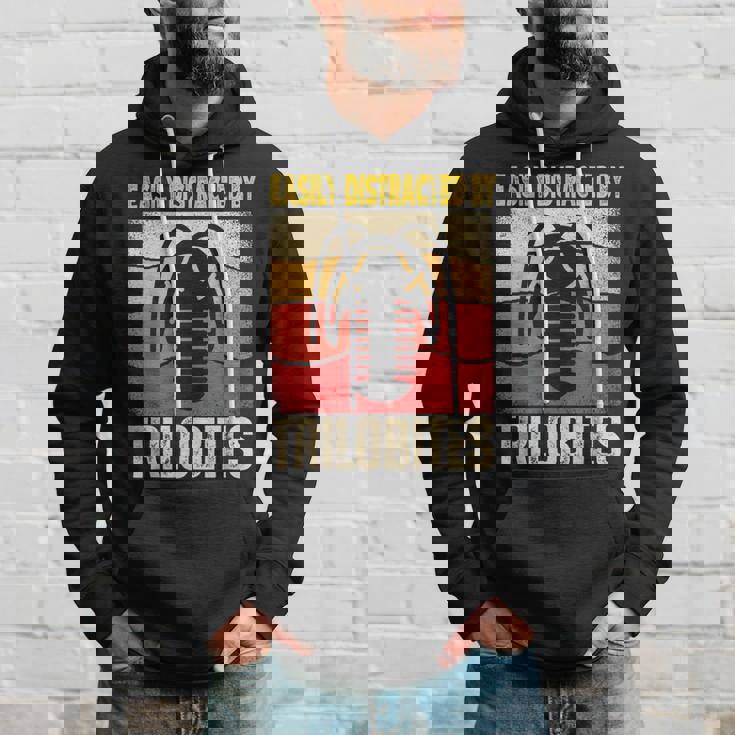 Easy Distracted By Trilobites Trilobite Lover パーカー 彼への贈り物