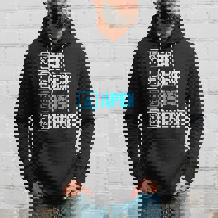 Eatleep Apex リピートシャツ 面白いモチベーションギフト パーカー 彼への贈り物