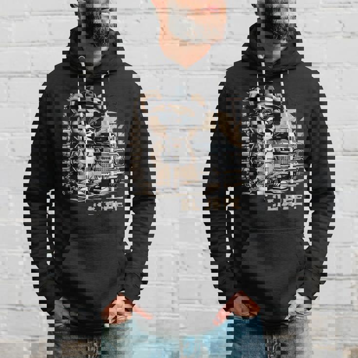 El Jefe ヒップホップ テディベア ローライダー シャツ チカーノ チョロ パーカー 彼への贈り物