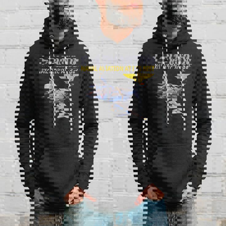 F-4 ファントム アクション中 海軍航空 最高 パーカー 彼への贈り物