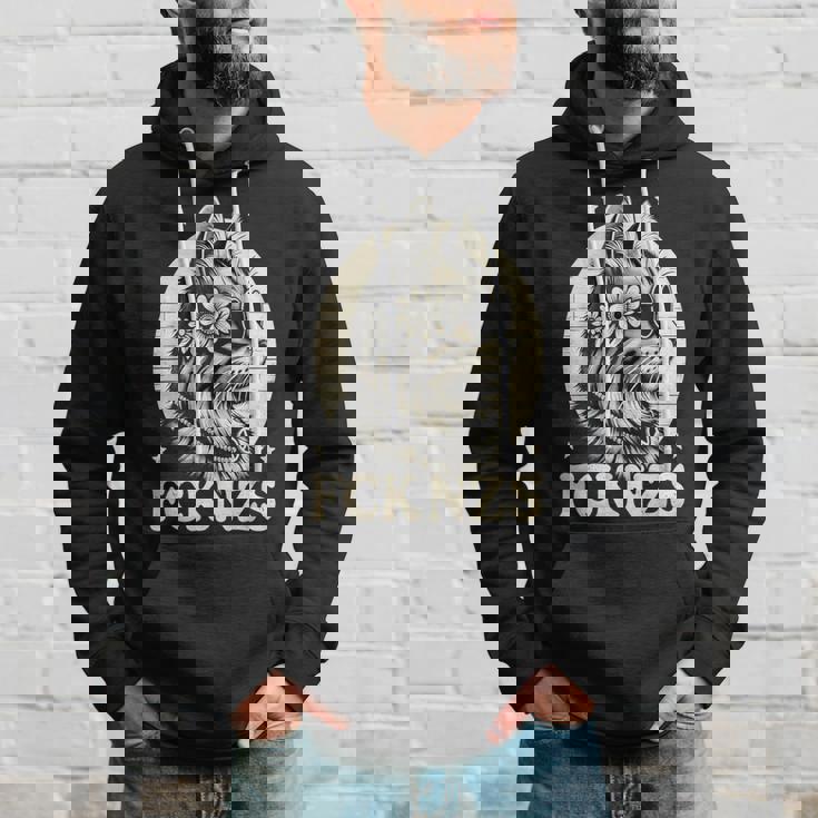 Fck Nzs かわいい猫 パーカー 彼への贈り物