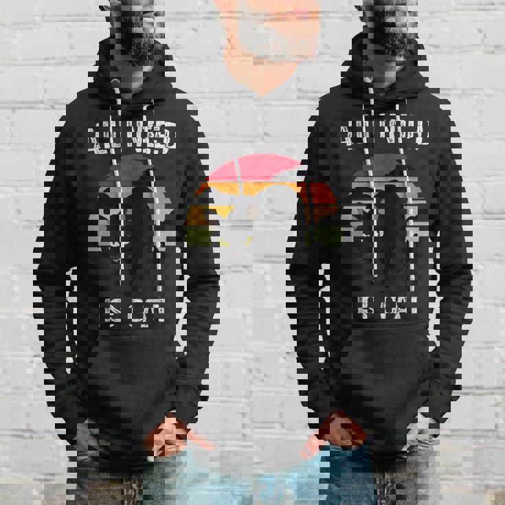 Cat Lover Retrotyle Cat Pattern パーカー 彼への贈り物