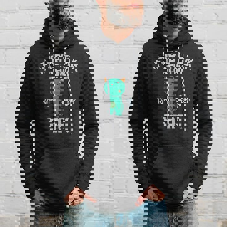 If They Talk Behind Your Back Fart かわいい動物モンスター パーカー 彼への贈り物