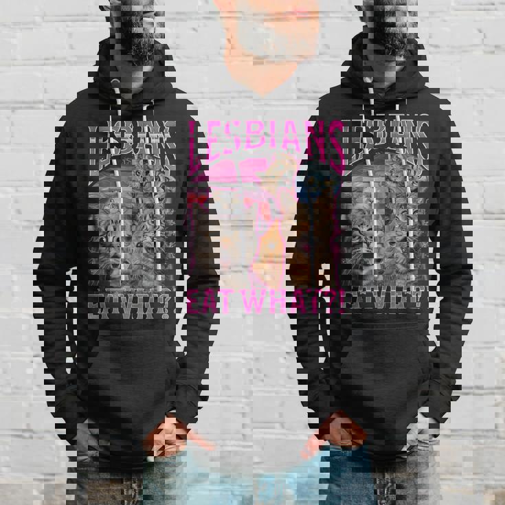 Lesbians Cat Owner Lesbians Eat What パーカー 彼への贈り物