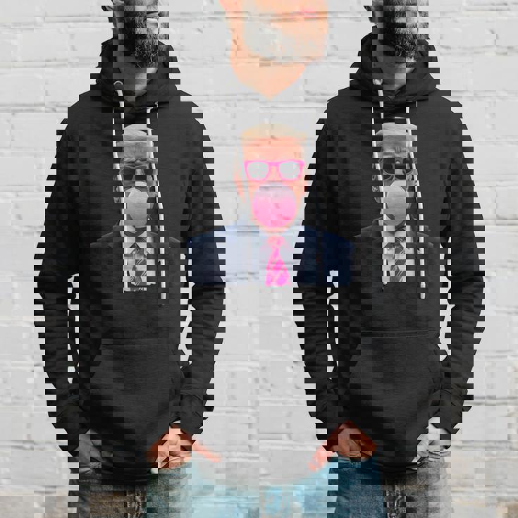 Pop Trump Pink Bubble Gumintage Trump Pink Glasses パーカー 彼への贈り物