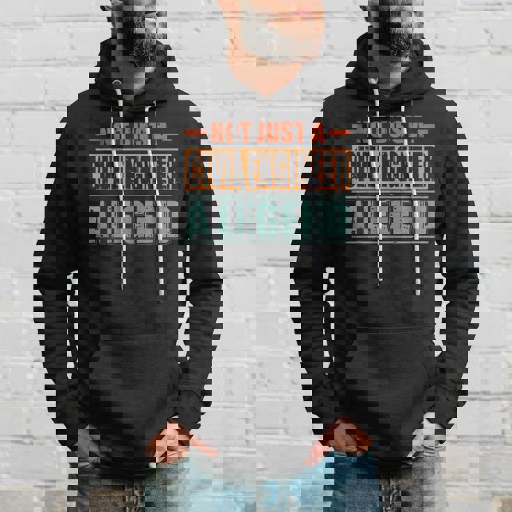 Quote Retro Civil Engineer パーカー 彼への贈り物