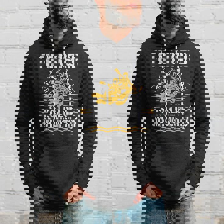 The River Is Calling Water Rafting 川 ラフティング パーカー 彼への贈り物