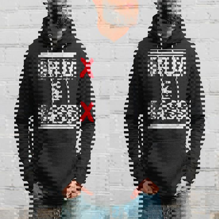 Rum And Ass Lovers Drum & Bass パロディ 皮肉なスローガン パーカー 彼への贈り物