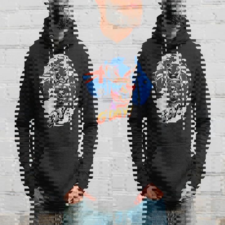 G'dayオーストラリアのお土産カンガルー。 パーカー 彼への贈り物