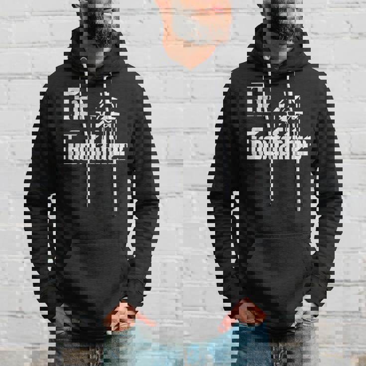 The Goodfather 父の日 ギフト グラフィック ホワイト パーカー 彼への贈り物