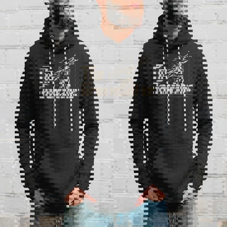 Groovefather ビンテージドラム ドラミング バンドドラマー パーカー 彼への贈り物