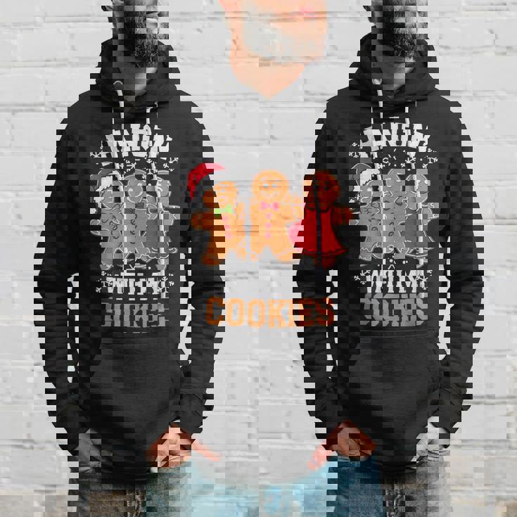 Hangin With My Cookie シャツ メンズ レディース ジンジャーブレッド クリスマス パーカー 彼への贈り物