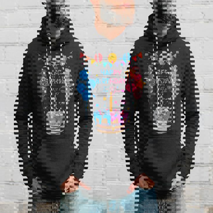 Happy Birthday To You ケーキとバルーンパーティー パーカー 彼への贈り物