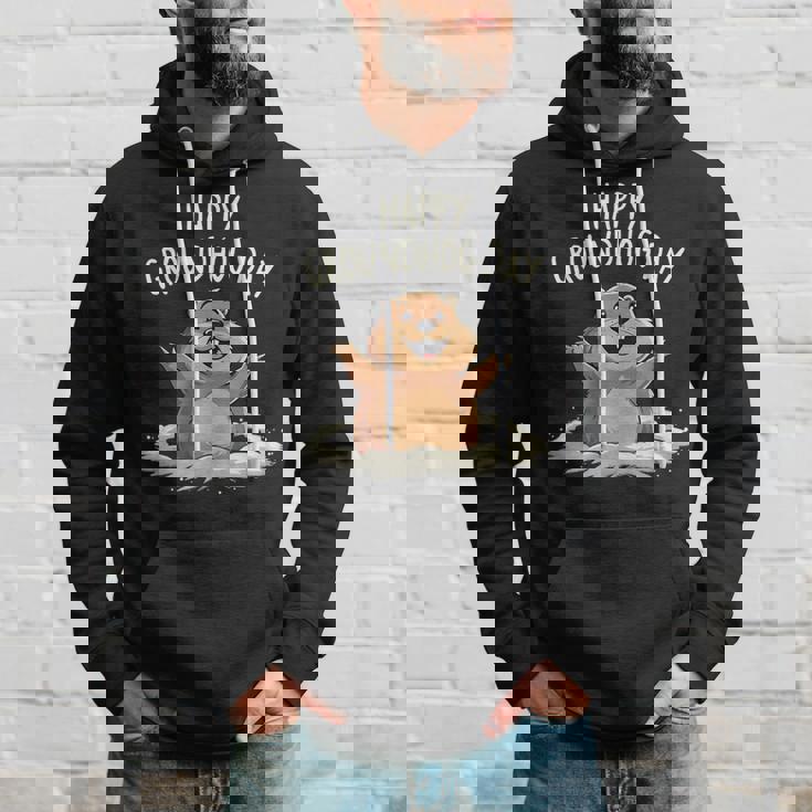 Happy Groundhog Day 2025 メンズ レディース キッズ パーカー 彼への贈り物