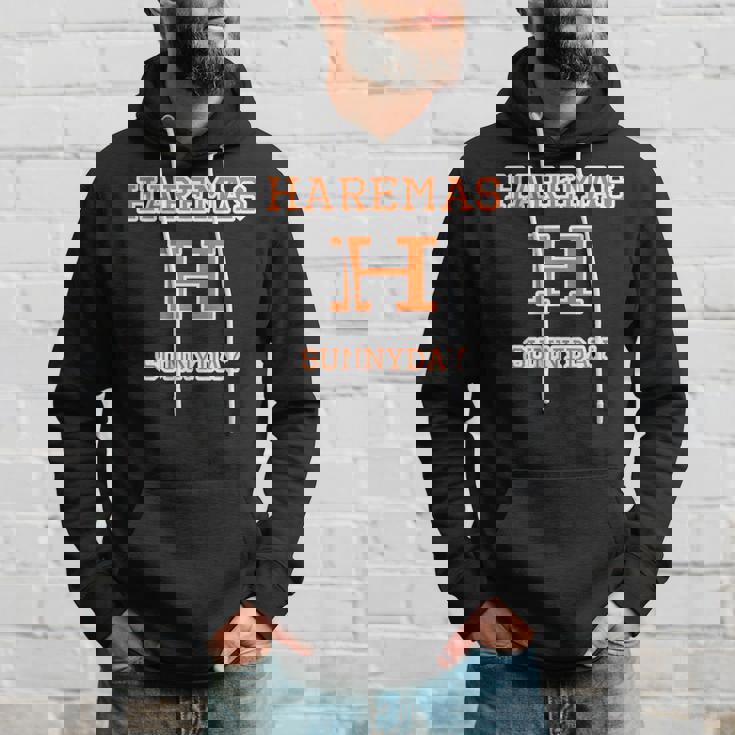 Haremas ハレマス 晴れます【変なデザイン屋さん】ブランド ロゴ パロディ 面白い パーカー 彼への贈り物