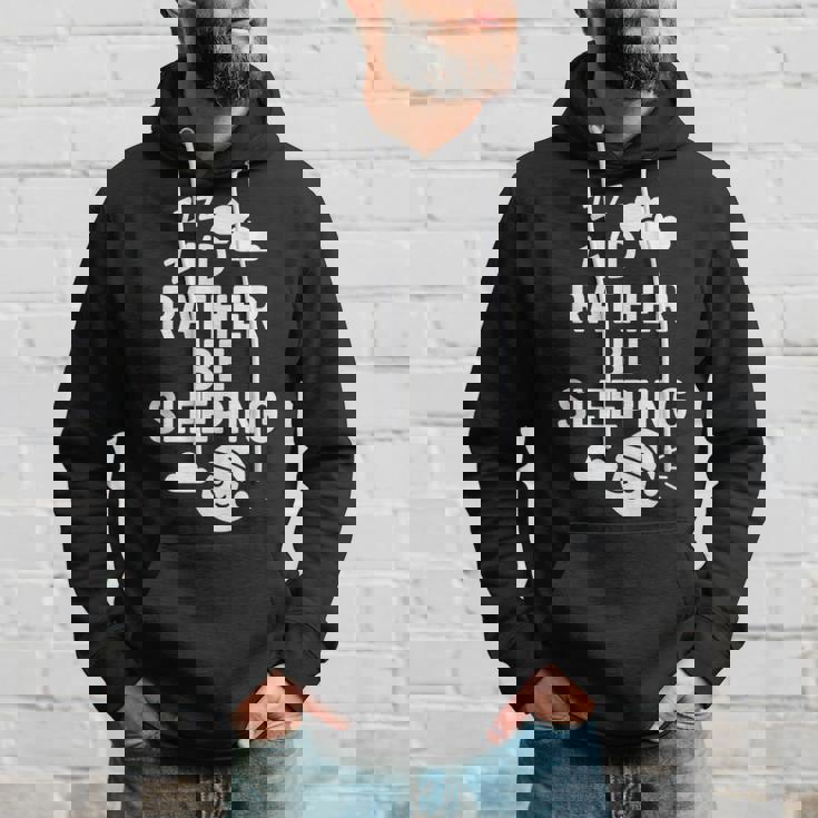 I'd Rather Beleeping leep Quote パーカー 彼への贈り物