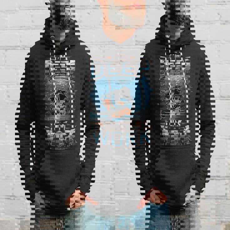 I'm Deep In My Work 水中溶接機 パーカー 彼への贈り物