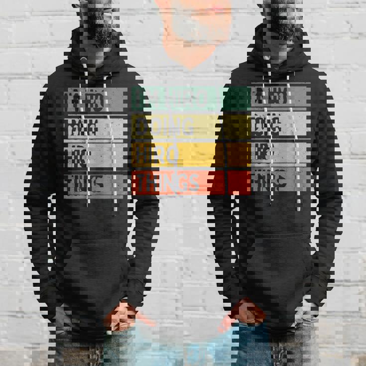 I'm Hiro Doing Hiro Things 面白い名言 パーカー 彼への贈り物