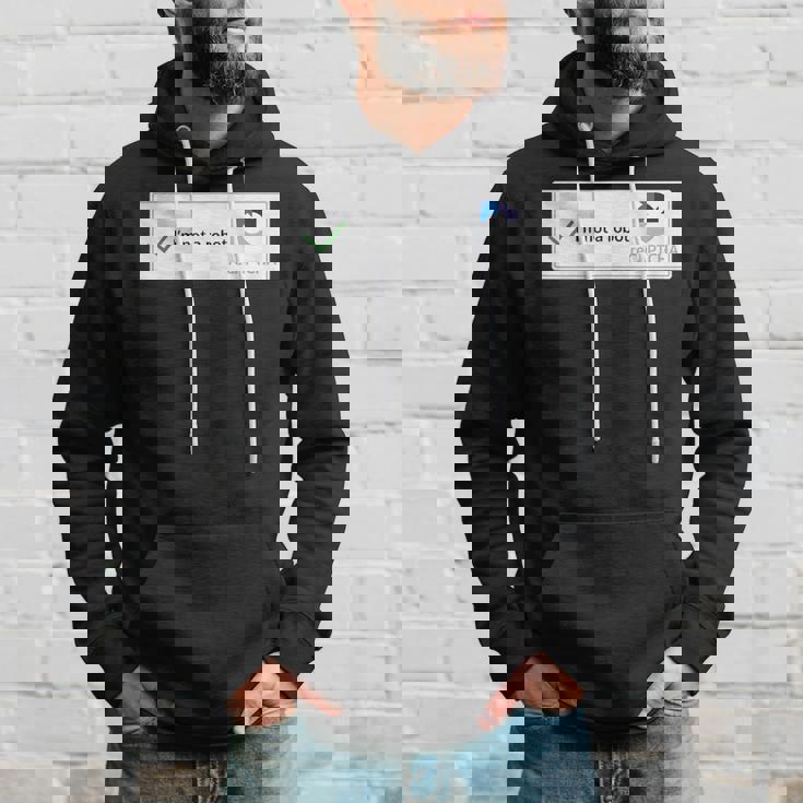 I'm Not A Robot Web Internet Quiz Question パーカー 彼への贈り物