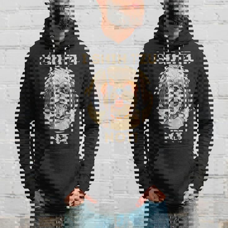 Ihih Tzu Not おもしろシーズー犬 パーカー 彼への贈り物