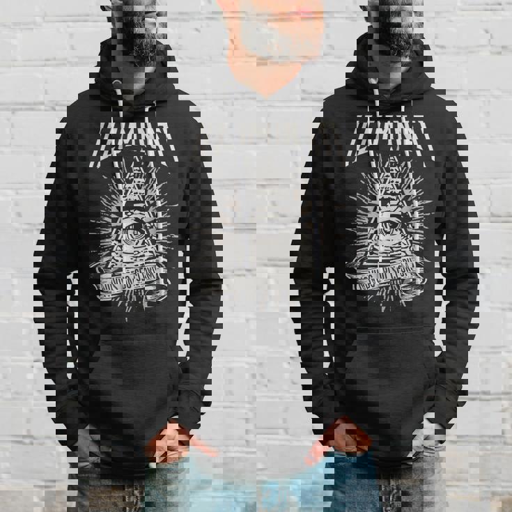 Illuminati New World Order イルミナティ新世界秩序デザイン、プロビデンスの目 パーカー 彼への贈り物