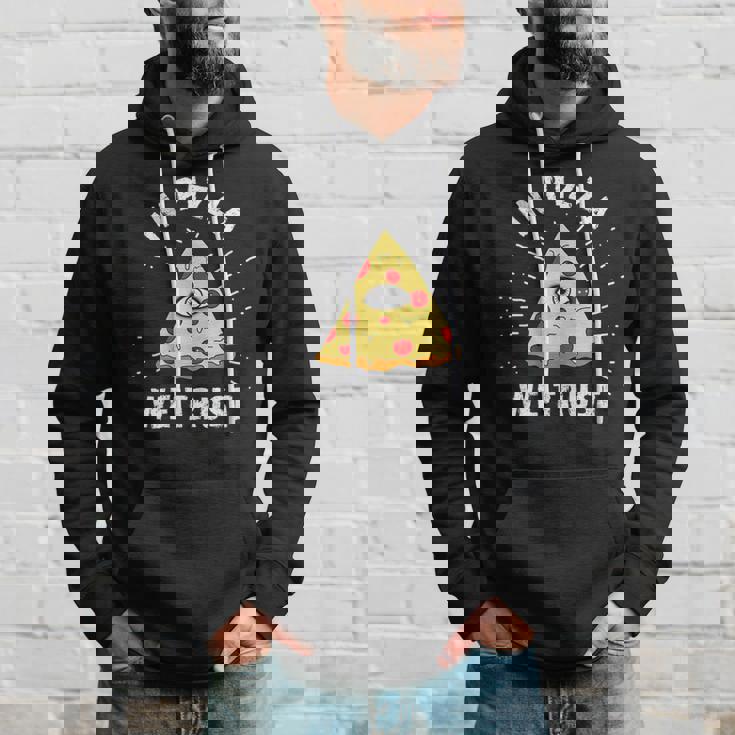 In Pizza We Trust Alleeing Eye Illuminati Faith パーカー 彼への贈り物