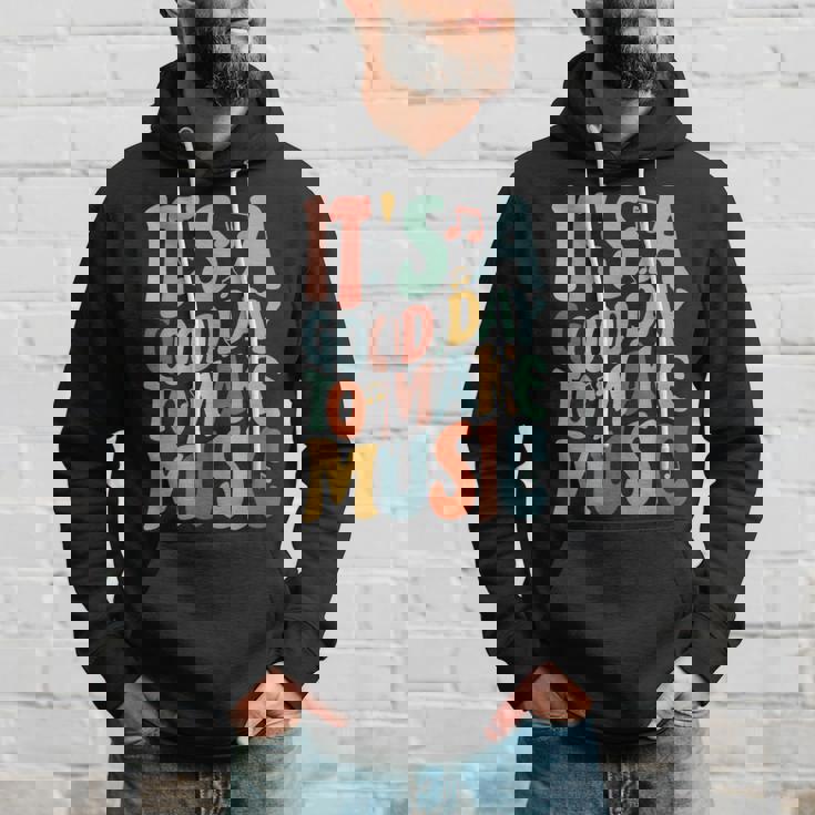 It's A Good Day To Make Music ミュージシャン バンド 音楽教師 パーカー 彼への贈り物