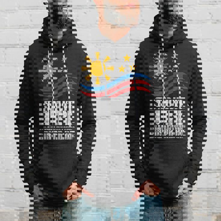 Itand With Duterte フィリピン フィリピン 強い 帰省 パーカー 彼への贈り物